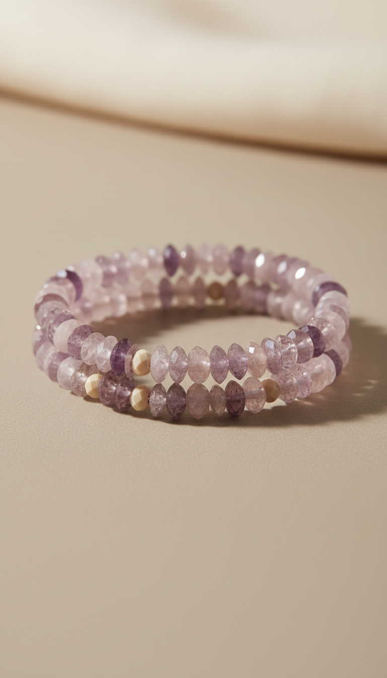 Mauve Mist Amethyst Bracelet